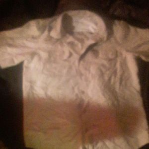 A lite tan over shirt for summer wearing.